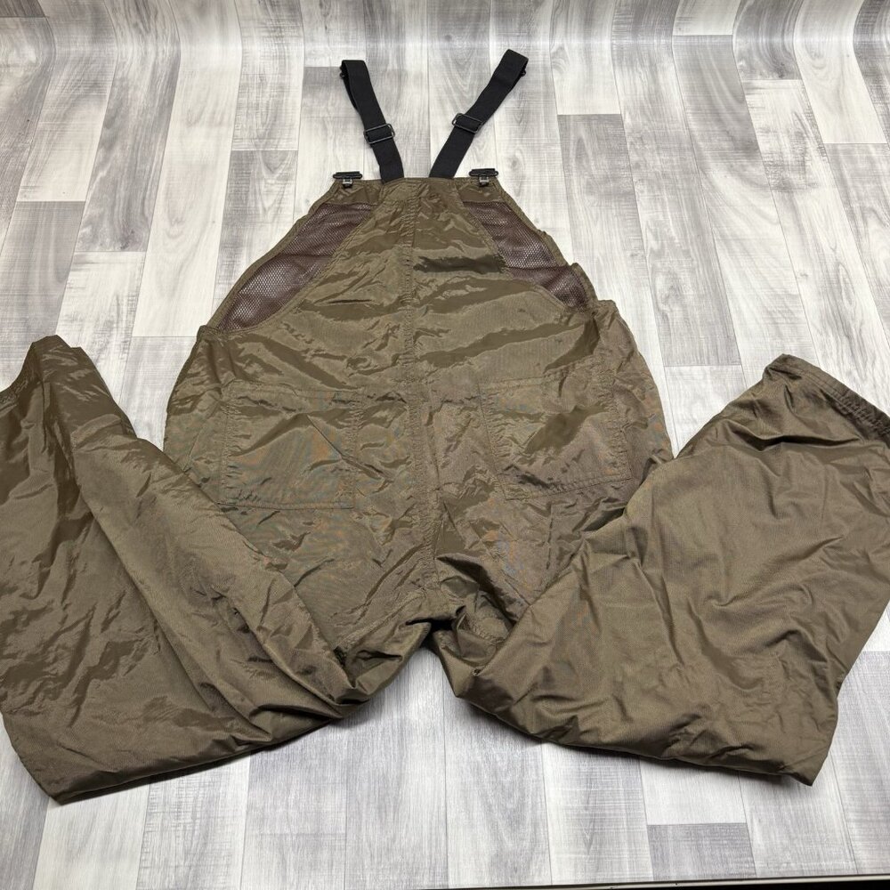 ✅Nite Lite Outdoor Gear Hunting Overalls Men’s 2XL Waterproof Lined Pants Brown - Picture 3 of 10